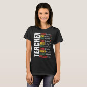 Dream Like Leaders African School Black History Te T-Shirt (Vorne ganz)