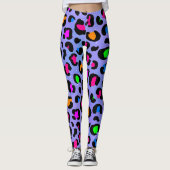 Dream Lilac Leopard Leggings (Vorderseite)
