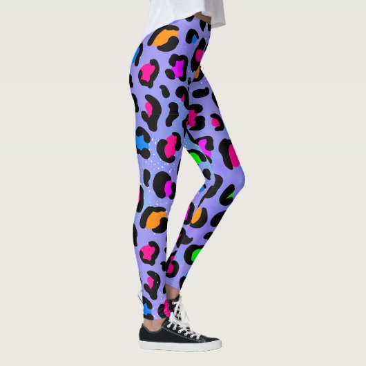 Dream Lilac Leopard Leggings (Rechts)