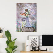 Dream Lily Fairy Art Poster (Heimbüro)