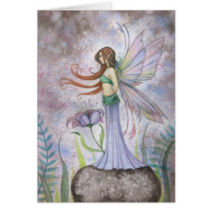 Dream Lily Fairy Card by Molly Harrison