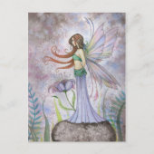 Dream Lily Fantasy Fairy Postcard Postkarte (Vorderseite)