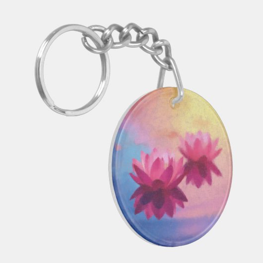 Dream Lotus Schlüsselanhänger (Vorderseite links)