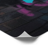 Dream Louder, Motivational Quote Urban Graffiti Poster (Ecke)