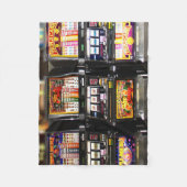 Dream Machines - Lucky Slot Maschinen Fleecedecke (Vorderseite)