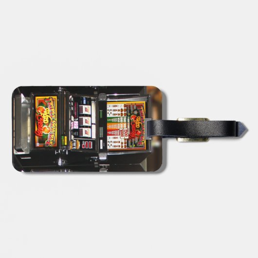 Dream Machines - Lucky Slot Maschinen Gepäckanhänger (Rückseite horizontal)