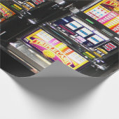 Dream Machines - Lucky Slot Maschinen Geschenkpapier (Ecke)