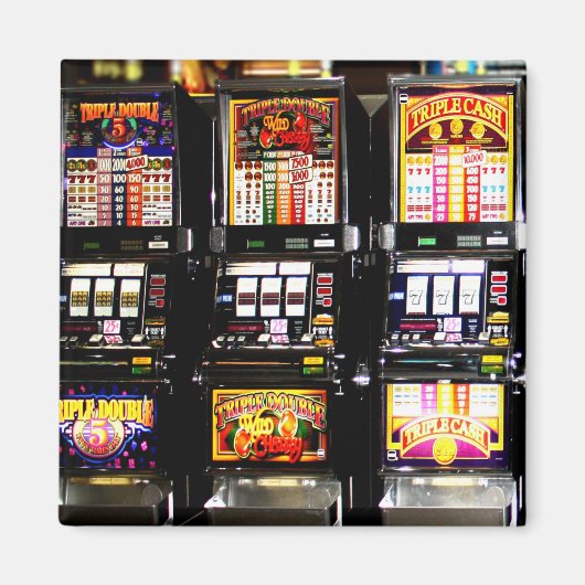 Dream Machines - Lucky Slot Maschinen Magnet (Vorne)