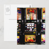 Dream Machines - Lucky Slot Maschinen Postkarte (Vorne/Hinten)