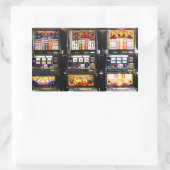 Dream Machines - Lucky Slot Maschinen Rechteckiger Aufkleber (Tasche)