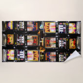 Dream Machines - Schlitzmaschinen Strandtuch (Vorderseite)