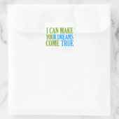Dream Maker-Aufkleber Quadratischer Aufkleber (Tasche)