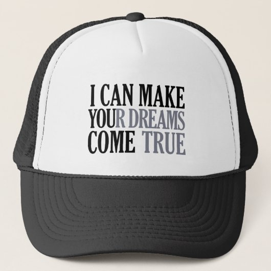 Dream Maker hat - Farbe wählen Truckerkappe (Vorderseite)