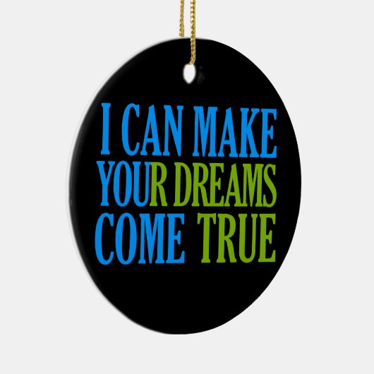 Dream Maker-Ornament, anpassbar Keramik Ornament (Rechts)