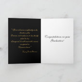 Dream Masquerade Blue Abschluss Card Karte (Innenseite)