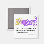 Dream-Mer Mermaid Magnet (Vorderseite/Rückseite)