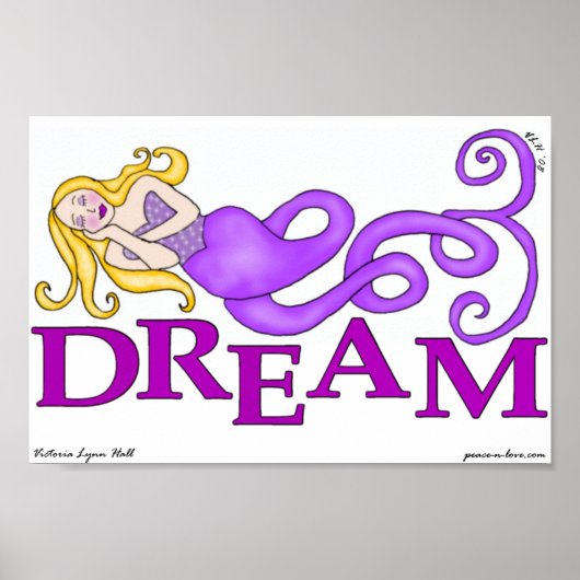Dream-Mer Mermaid Poster (Vorne)