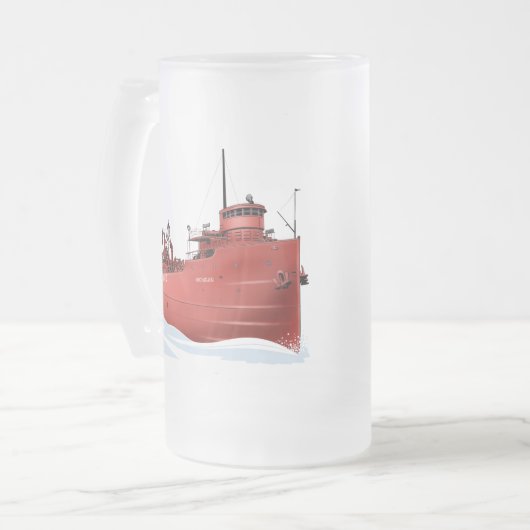 Dream Michigan mattierte Tasse (Vorderseite Links)