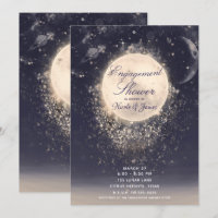 Dream Moon Magic Kosmische Glitzern Verlobung Dusc