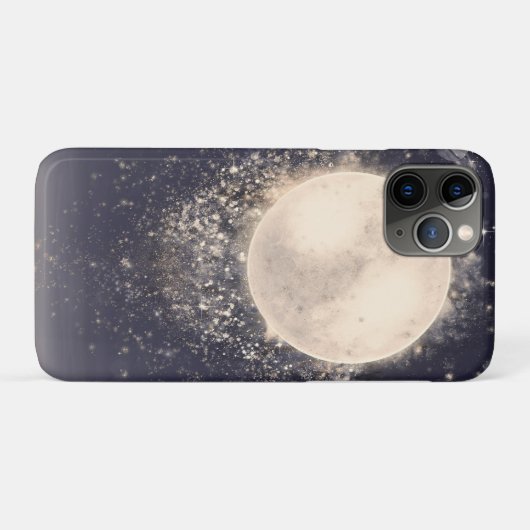 Dream Moon Magie Kosmische Glitzern Case-Mate iPhone Hülle (Rückseite (Horizontal))
