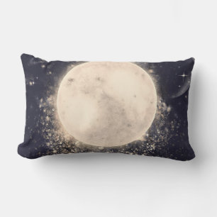 Dream Moon Magie Kosmische Glitzern Lendenkissen