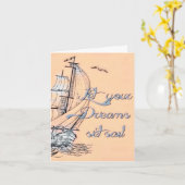 Dream Note Card Karte (Gelbe Blume)