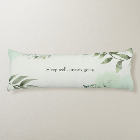 Dream of green plants seitenschläferkissen (Vorderseite)