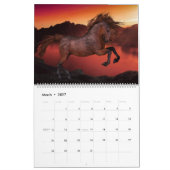 Dream of Horses Custom Printed Calendar Kalender (Mär 2027)