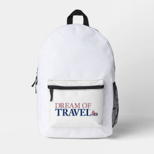 Dream of Travel ® Backpack (Gepäckkollektion) Bedruckter Rucksack