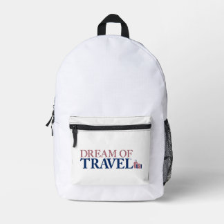 Dream of Travel ® Backpack (Gepäckkollektion) Bedruckter Rucksack