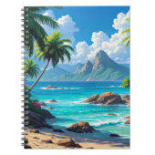 Dream On, Tropical Paradise, Notizblock (Vorderseite)