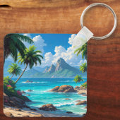 Dream On, Tropical Paradise, Schlüsselanhänger (Rückseite)