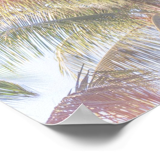 Dream Palm Tree Poster (Ecke)