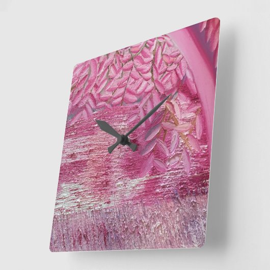 Dream Park Quadratische Wanduhr (Winkel)