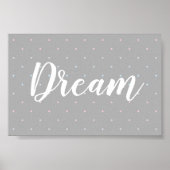 Dream Pastel Dot Pattern Poster (Vorne)