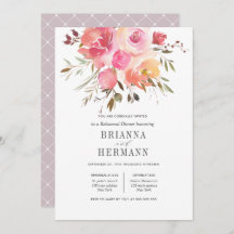 Dream Pink | Blume Hochzeitsessen Probe