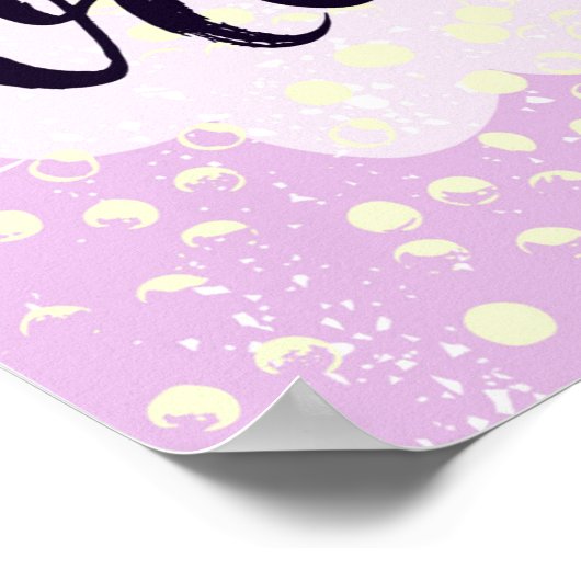 Dream Pink Poster (Ecke)