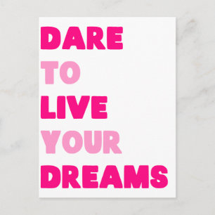 Dream Pink Postkarte