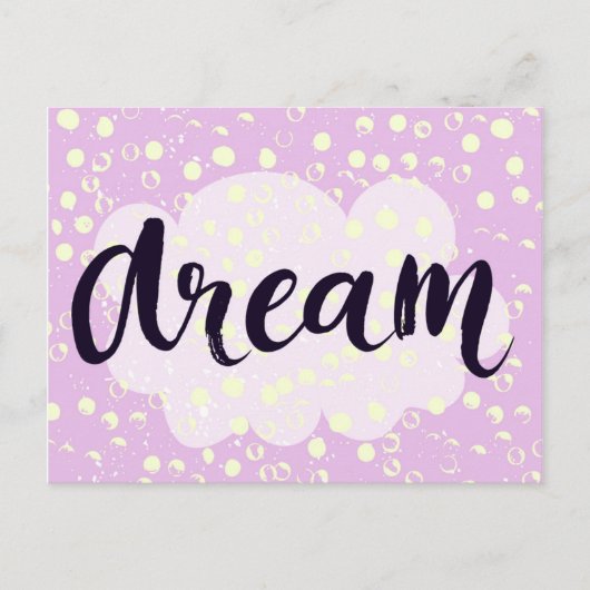 Dream Pink Postkarte (Vorderseite)