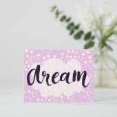 Dream Pink Postkarte (Stehend Vorderseite)