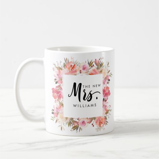Dream Pink | WEDEN THE NEW MRS Typografy Kaffeetasse (Links)