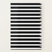 Dream Plan Do Black Stripes Motivierend Zitat Planer (Rückseite)