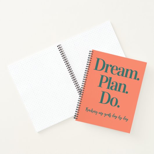 Dream Plan Do Goal Tracker Bullet Journal Notizblock (Innenseite)