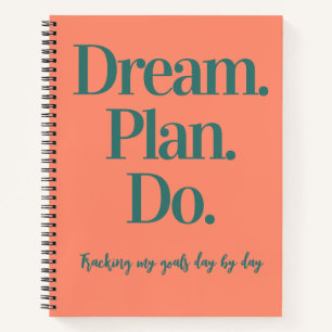 Dream Plan Do Goal Tracker Bullet Journal Notizblock