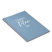 Dream. Plan. Do. – Motivational Notebook for Goal Notizblock (Rechte Seite)