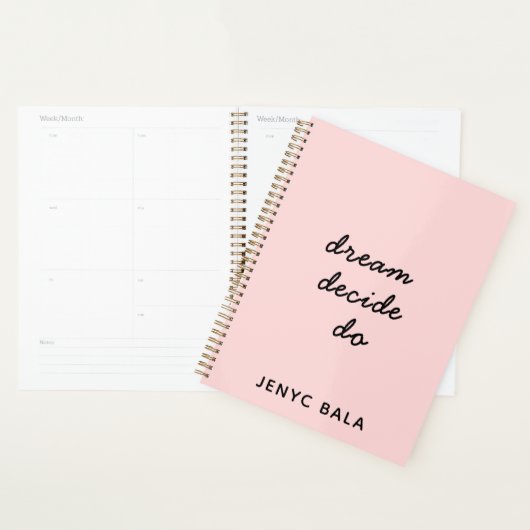 Dream Plan Do Rosé Design Planer (Anzeige)