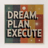 Dream, Plan, Execute Puzzle (Vertikal)