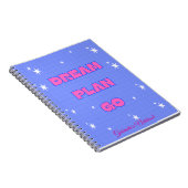 Dream. Plan. Go. – Motivational Notebook Notizblock (Rechte Seite)