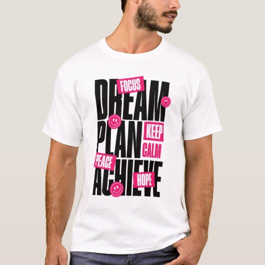 Dream Plan keep calm Tshirt (Vorderseite)