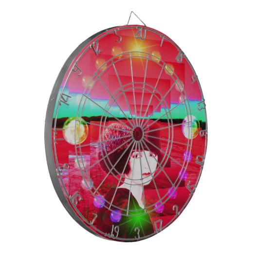 Dream Planet Dartscheibe (Vorderseite Links)